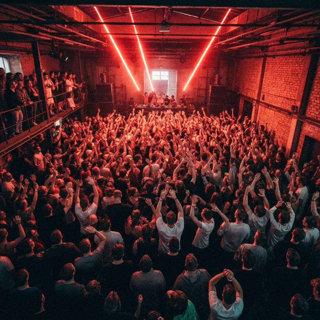 Crowd at BLOK77 event