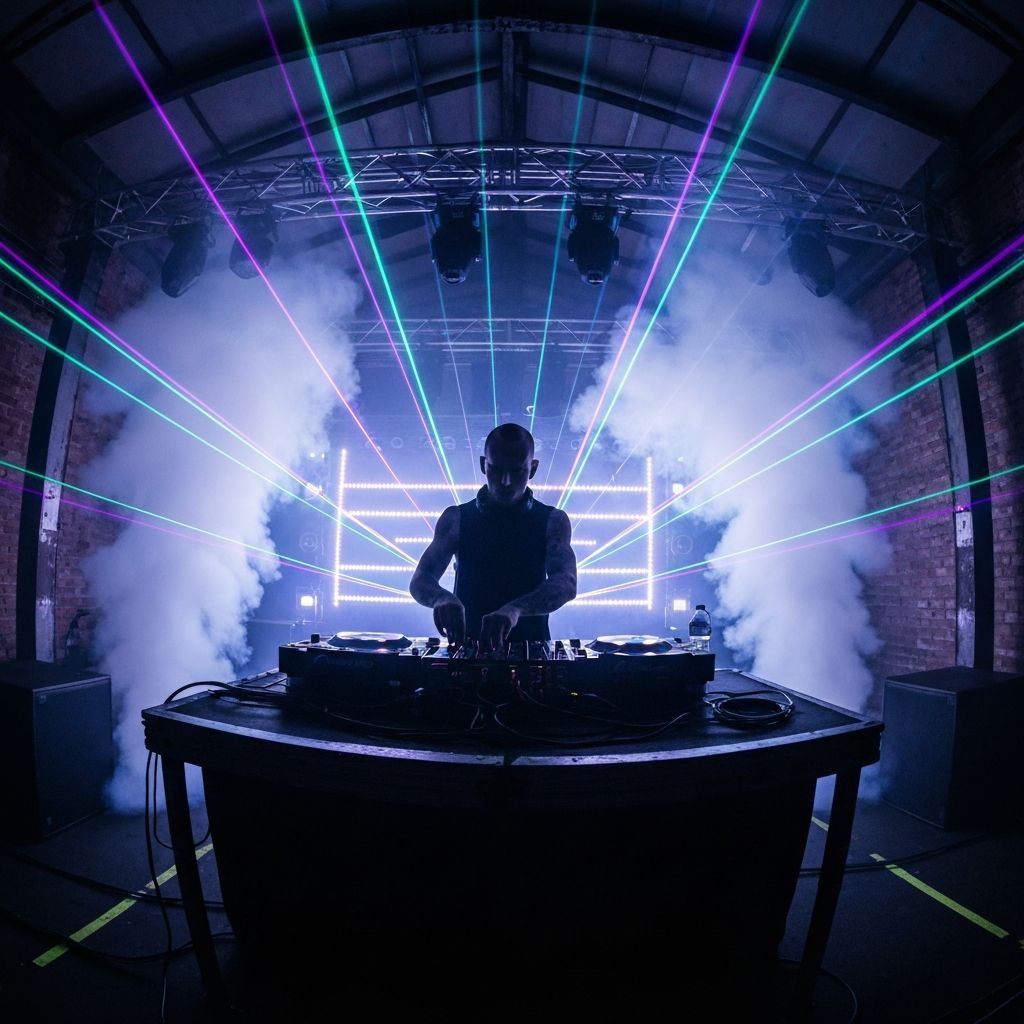 DJ performing at BLOK77