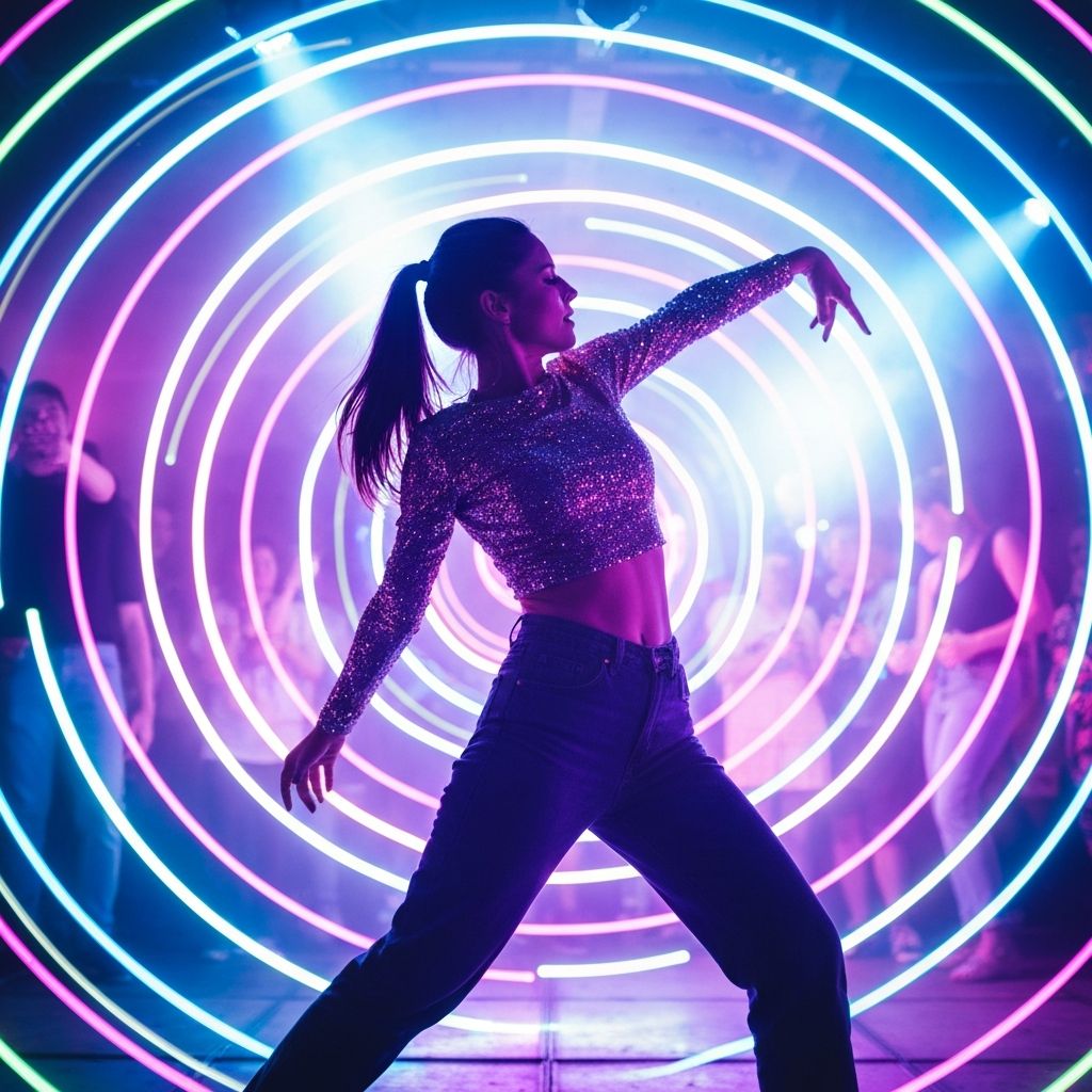 Dancer at BLOK77 event